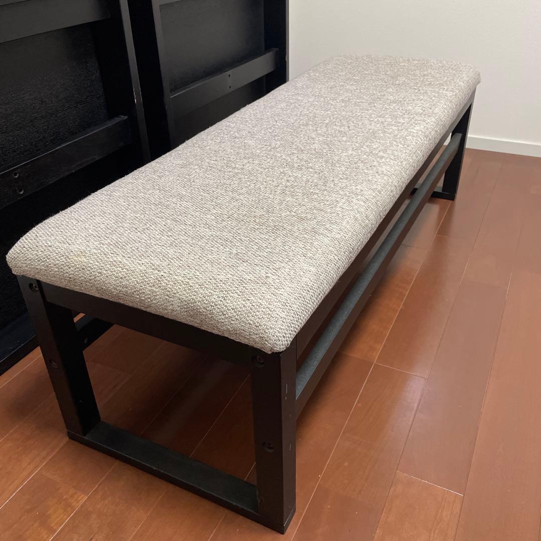 恩*様 4人掛け　ダイニングテーブル　ブラック（テーブルのみ）