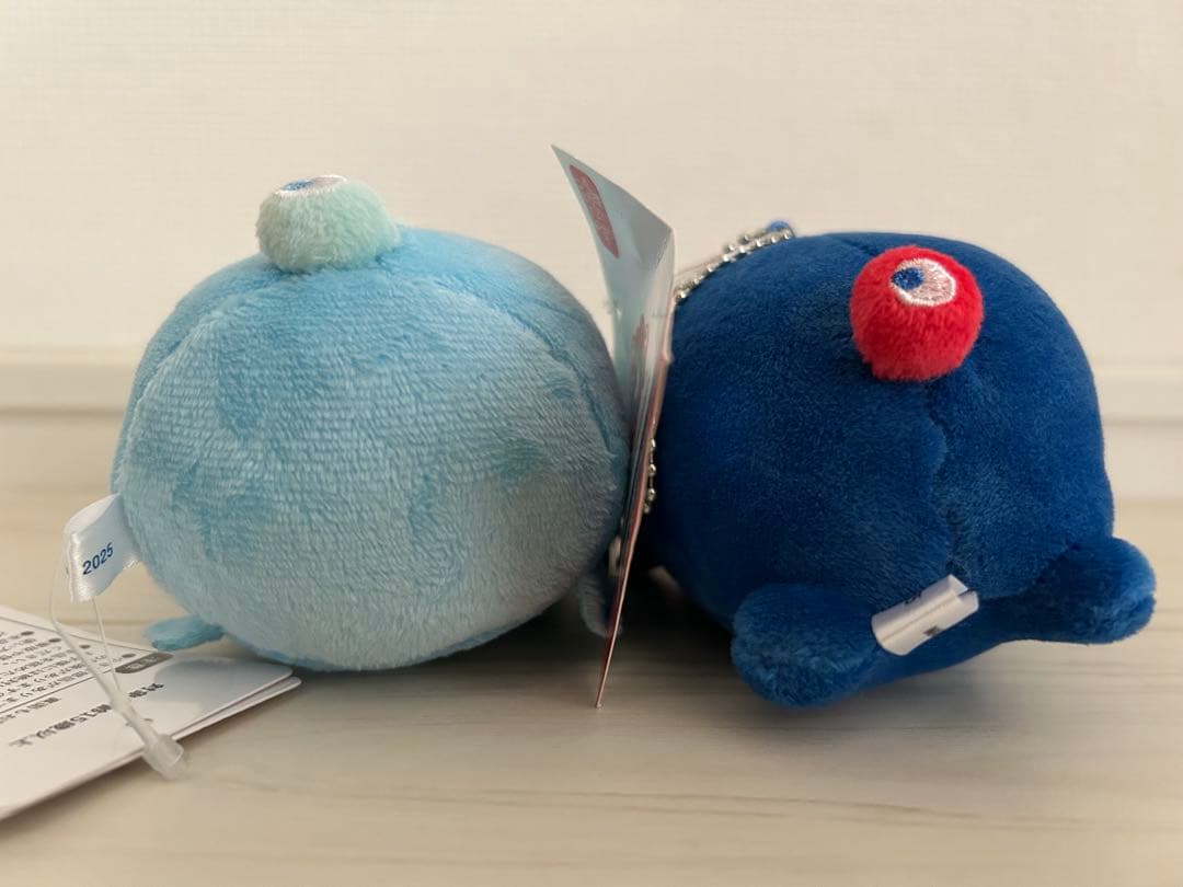 ミャクミャクロールお手玉マスコット　ブルー&桜