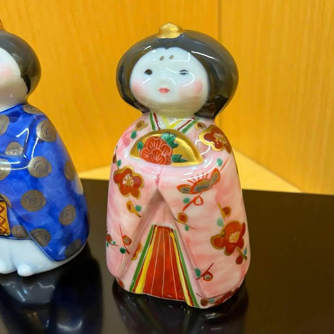 【hirorin】銀座WAKO扱い 陶びな 雛人形 有田焼 佐々木道子作