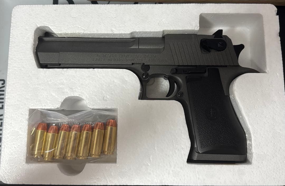 タナカ デザートイーグル ヘビーウェイト タングステングレー 発火式モデルガン