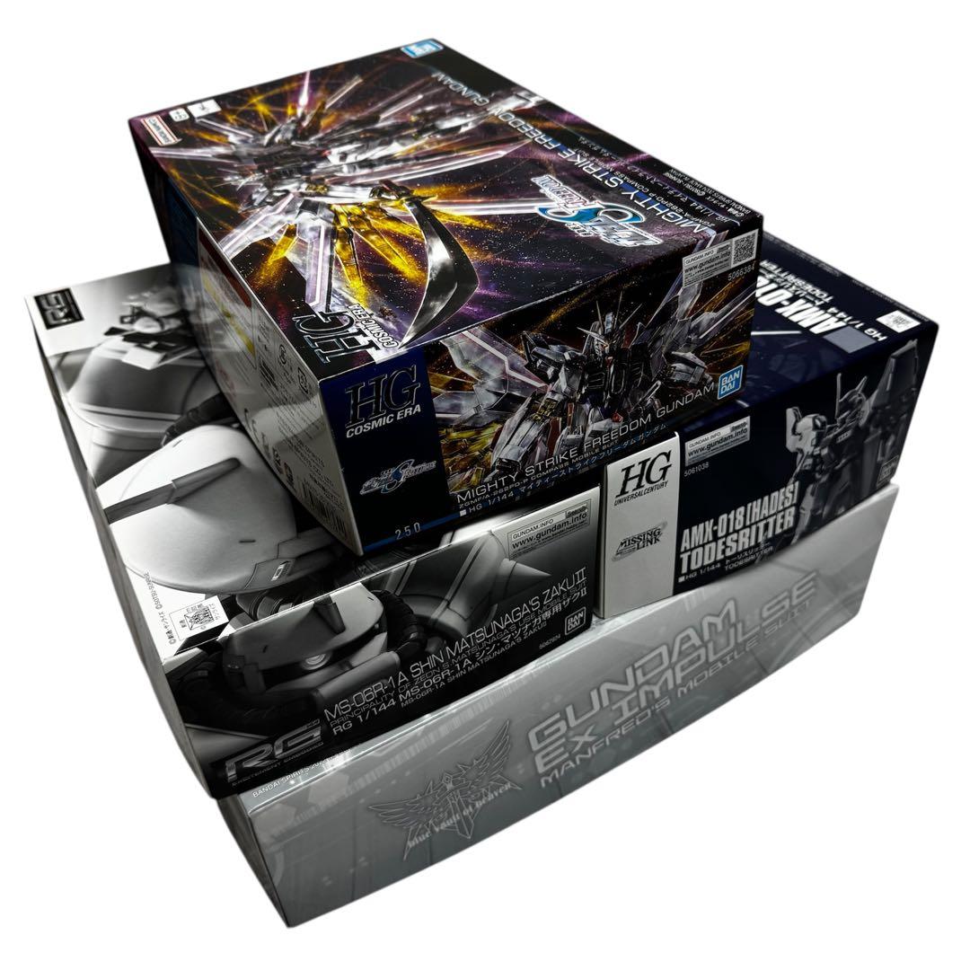【断捨離】HG RG MG ガンダム ガンプラ プレバン 積みプラ4点 おまけ付
