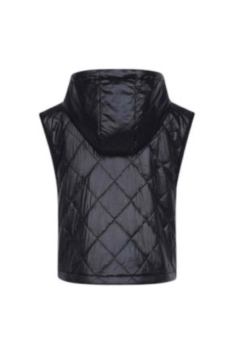 新品未使用新作G/FOREジーフォアレディースベストsizeSブラック