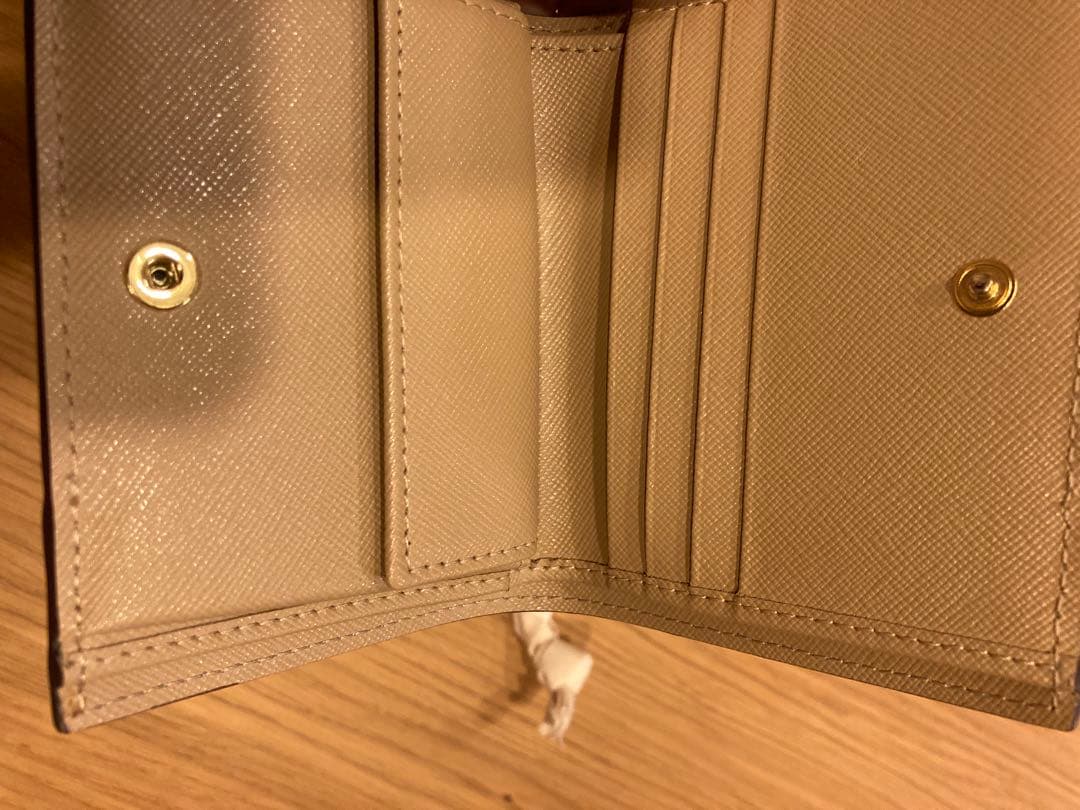 【極美品】MARNI 二つ折り財布 ライトブルー/ネイビー/ベージュ