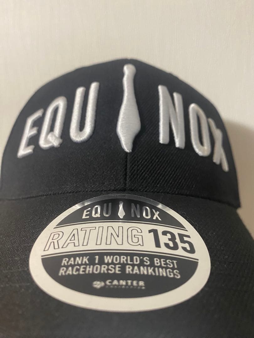 S*u様 これからの競馬場ファッションに！ イクイノックス　135キャップ　帽子