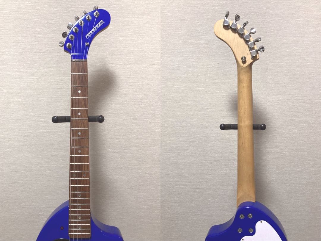 美品 FERNANDES ZO-3 青 ブルー USBアダプター付き 弦新品