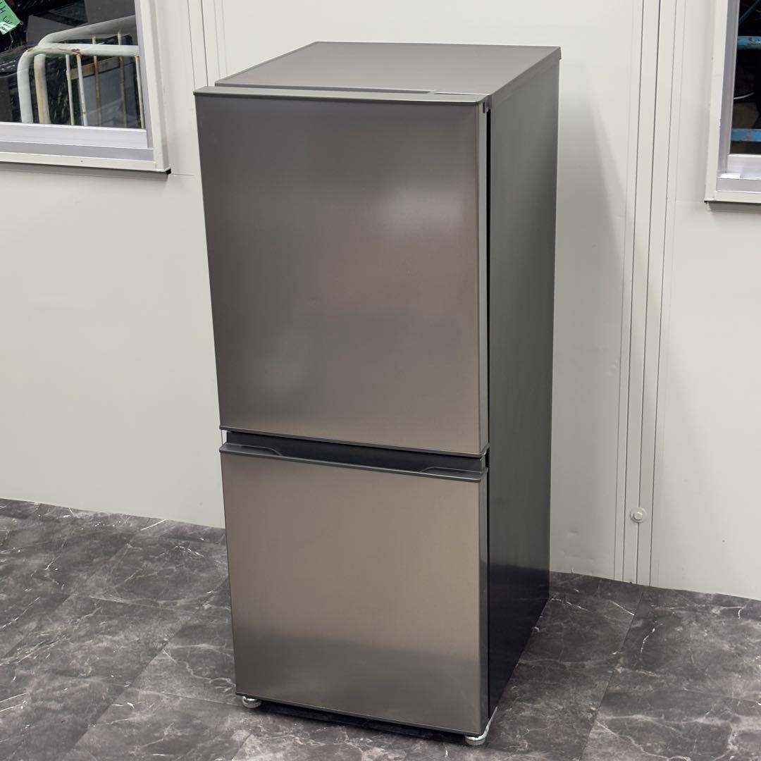 ○激安!送料無料!設置込 2023 2ドア冷蔵庫 AQUA AQR-14(S)