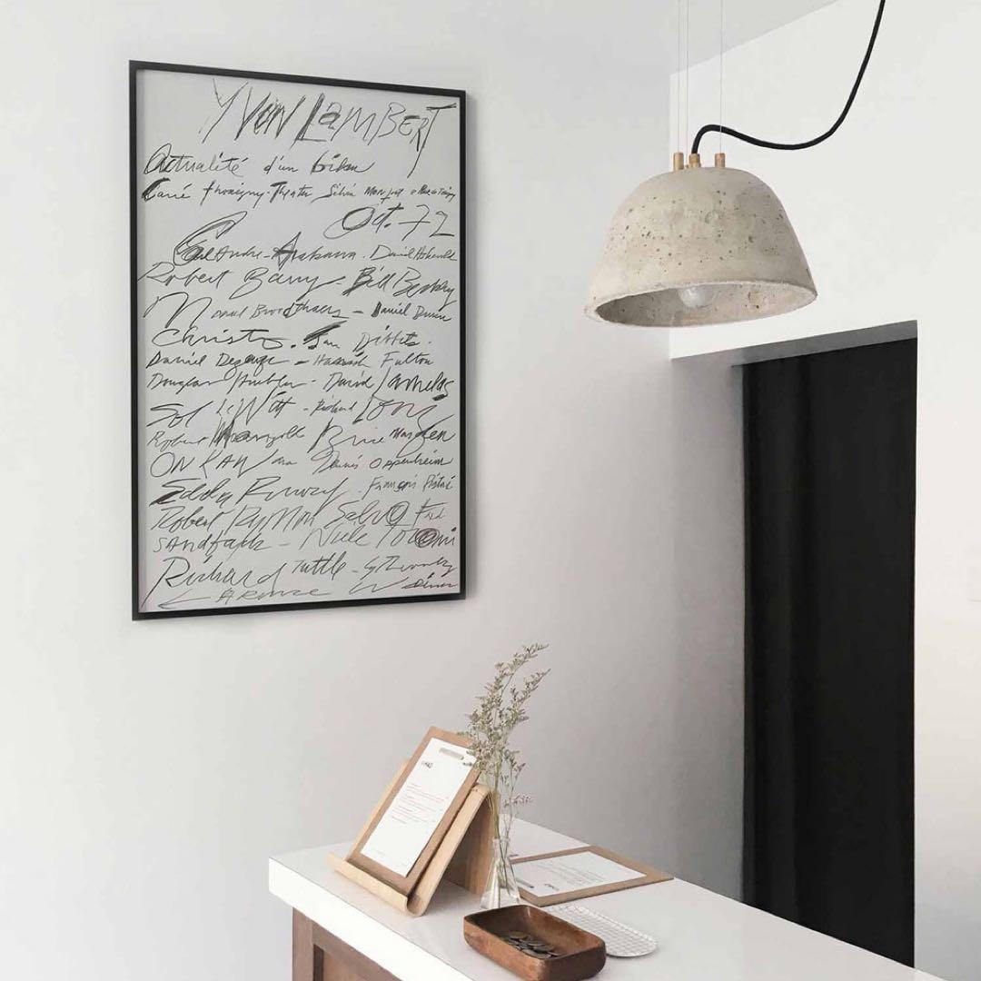 特注額装付き サイ・トゥオンブリー Cy Twombly1972 ポスター