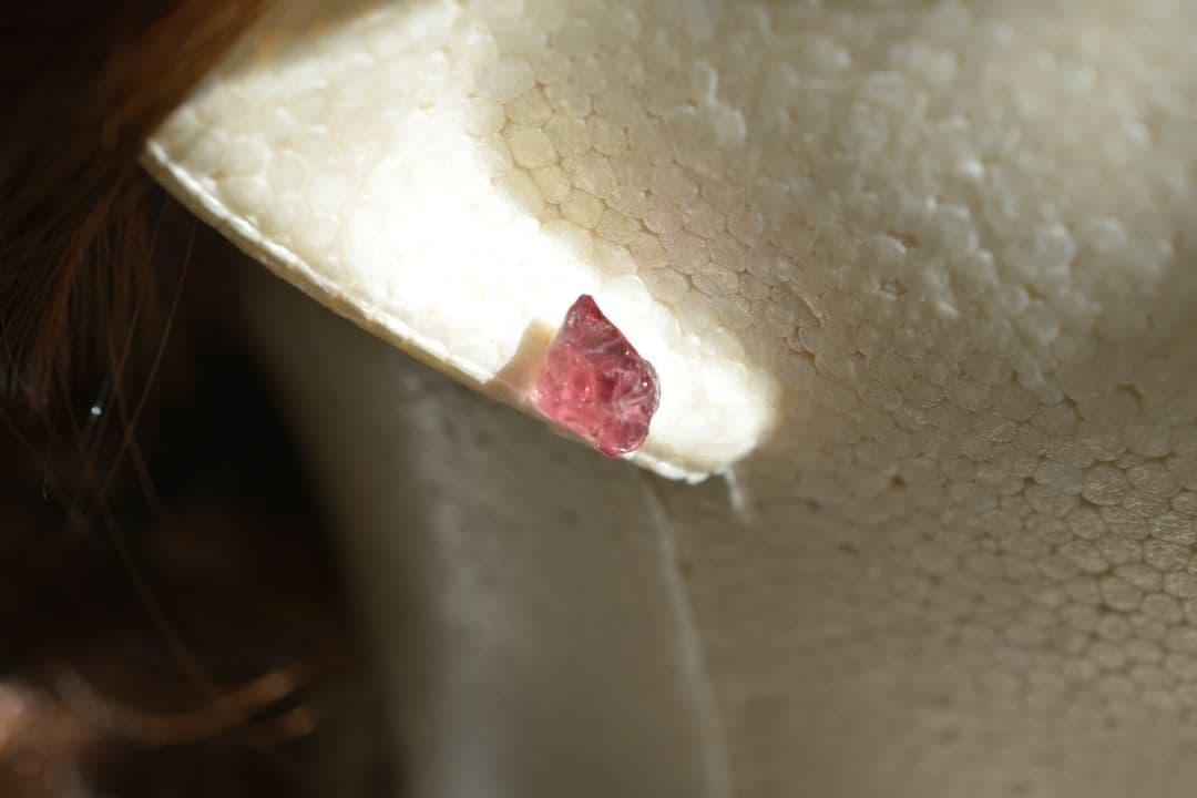 ✦レッドスピネル✦　K18 レッドスピネルピアス