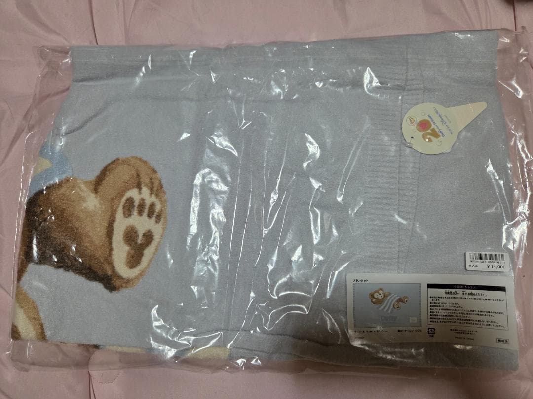 ダッフィー ＆フレンズ　ジェラートピケ　ブランケット