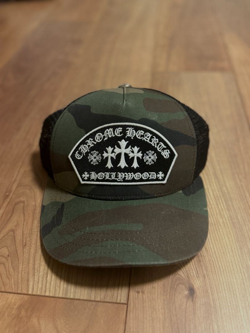 CHROME HEARTS キング　タコ　トラッカーキャップ　カモフラ