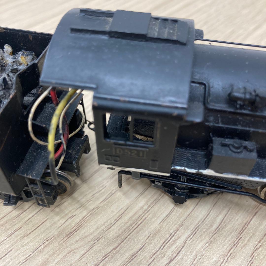 HOゲージ アダチ D52形 蒸気機関車 D521 ジャンク品 現状渡し