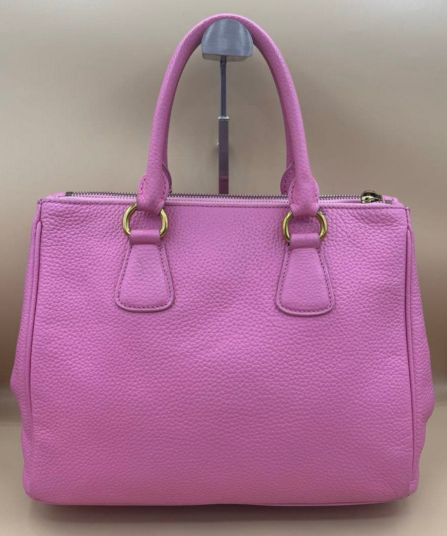 PRADA プラダ レザー ハンド ショルダー バッグ ピンク