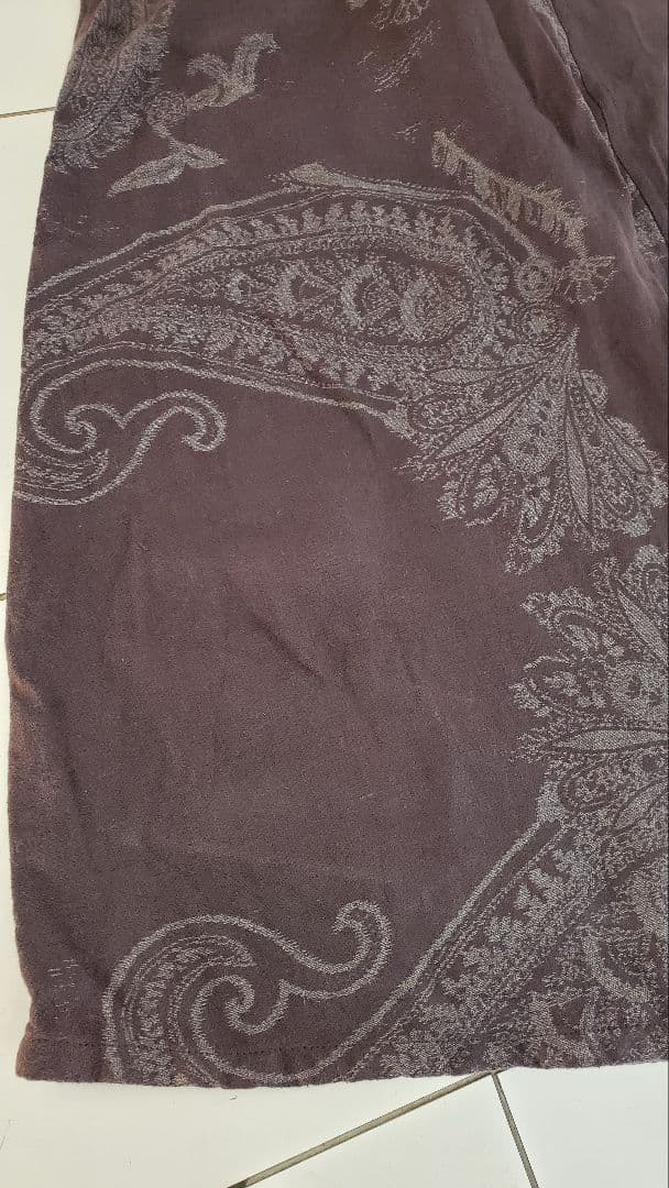 share sprint ブラウン ペイズリー柄 サルエルパンツ