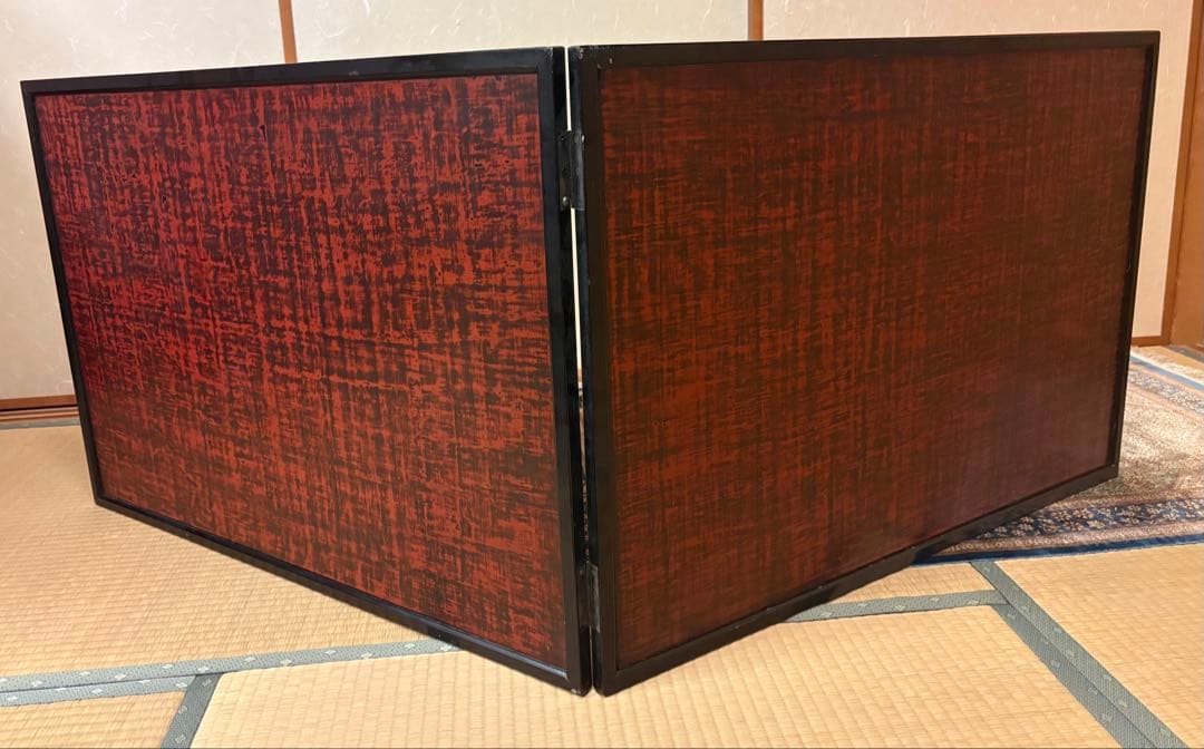 鎌倉彫　風呂先屏風