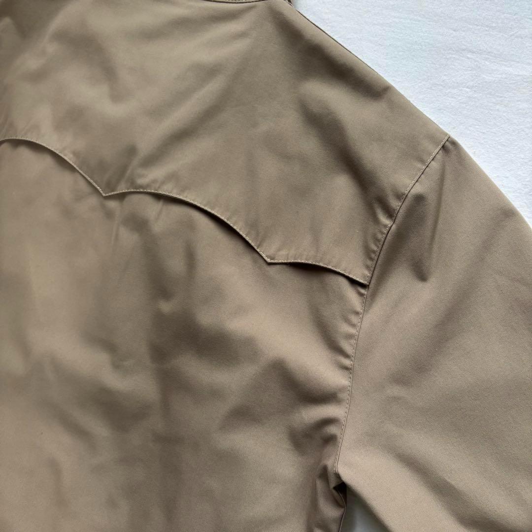 イングランド製　フレッドペリー スウィングトップ　サイズ42　刺繍ロゴ　ベージュ