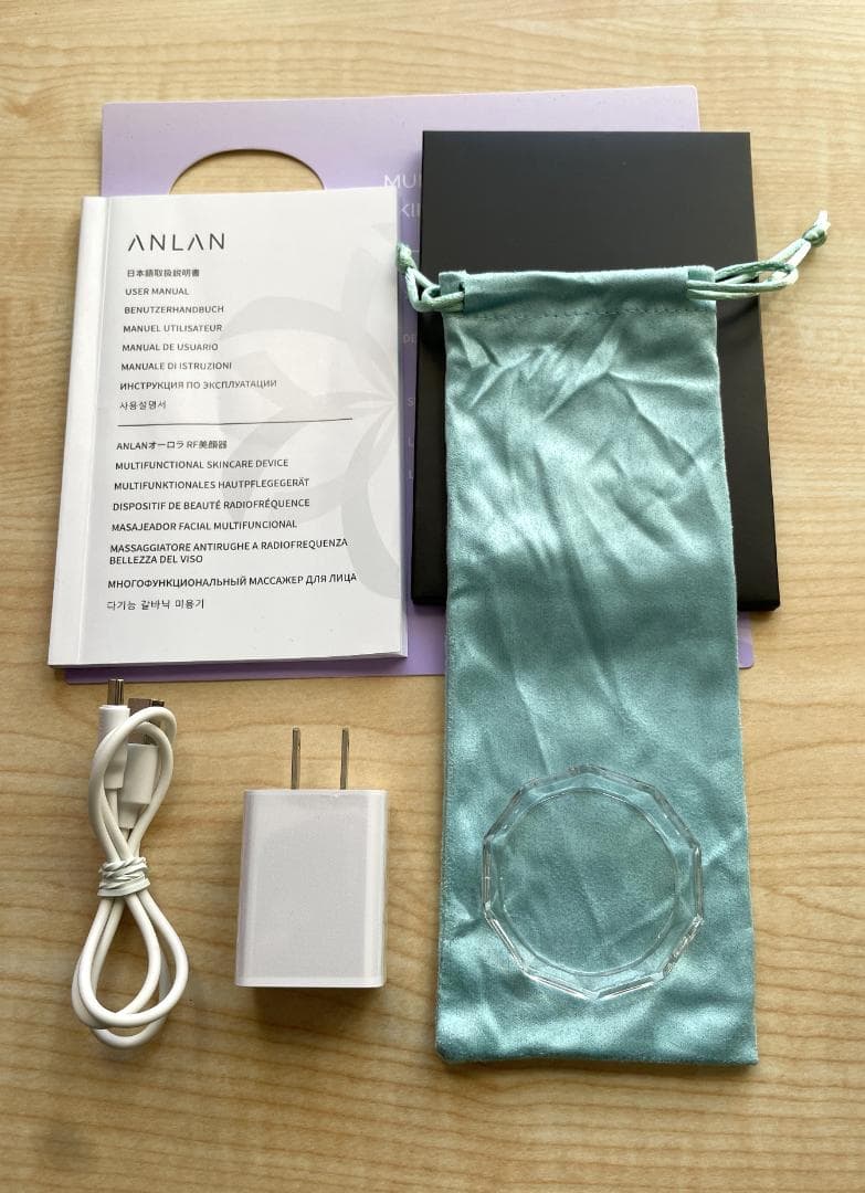 ANLAN RF温冷美顔器 リフトアップ + EPI GEL付き
