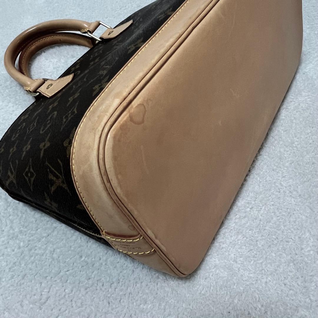 美品◆袋付き◆ルイヴィトン モノグラム アルマ ハンドバッグ ブラウン