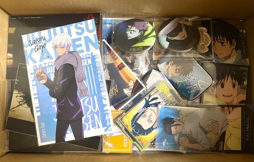 呪術廻戦 グッズ 缶バッジ アクリルスタンド カード 他 大量まとめ売り