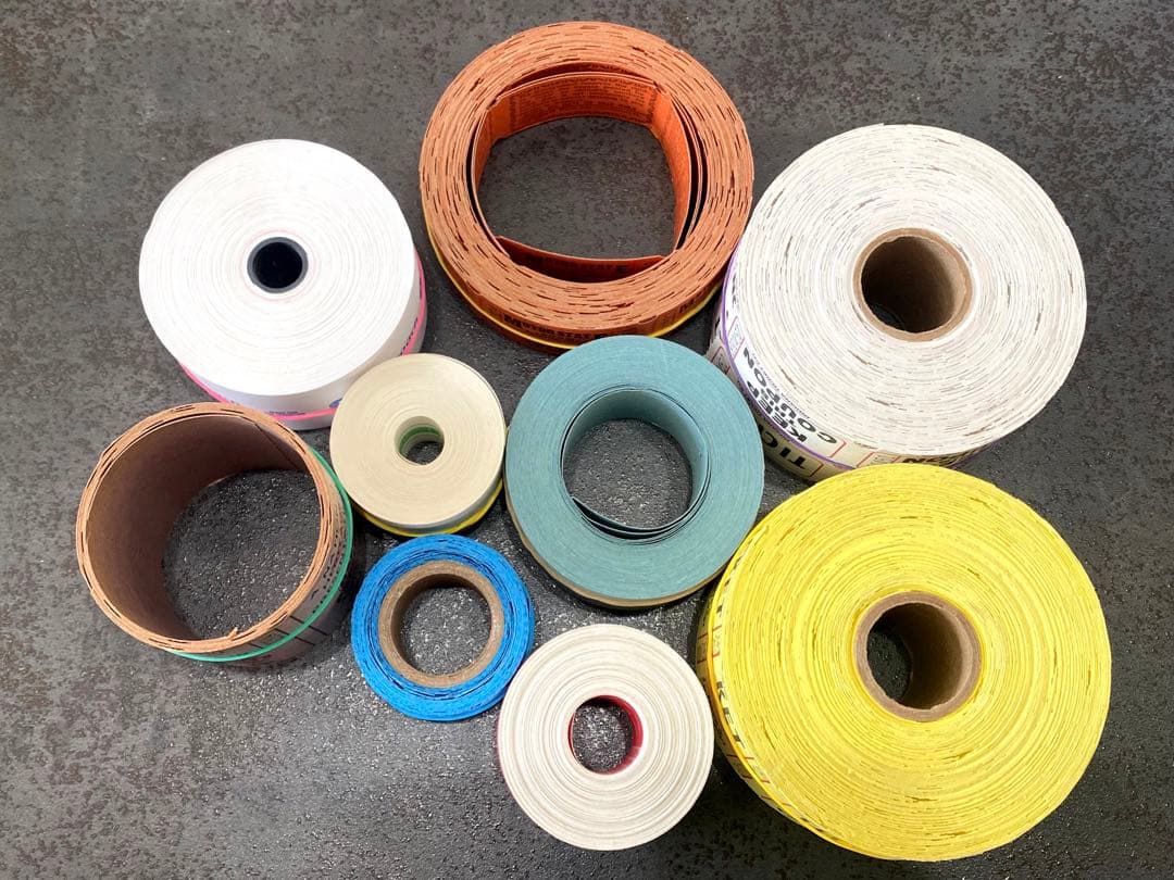 海外　中古　ロールチケット　バラ売り可‼️