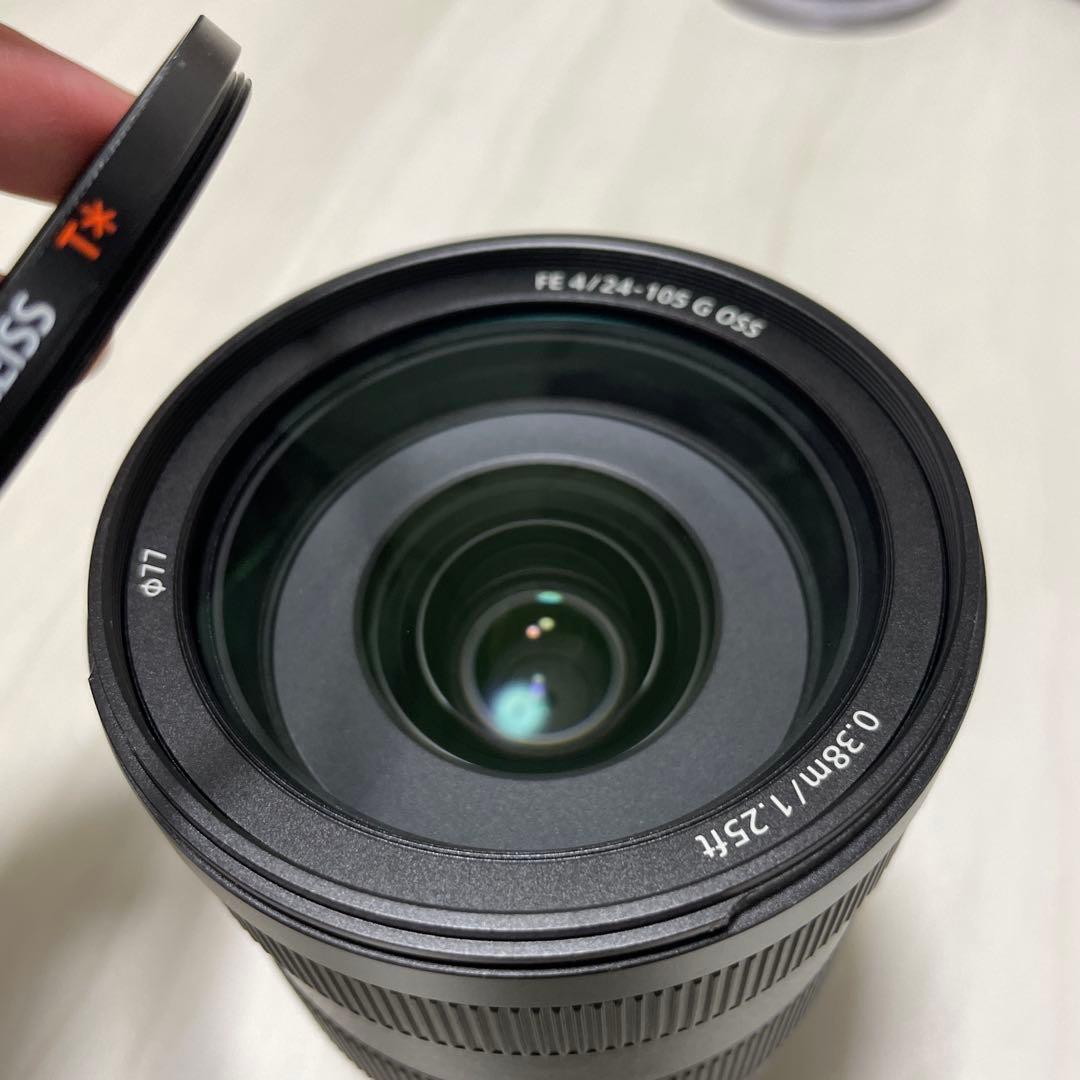 Sony FE 24-105mm F4 G OSS ZEISSプロテクター付き