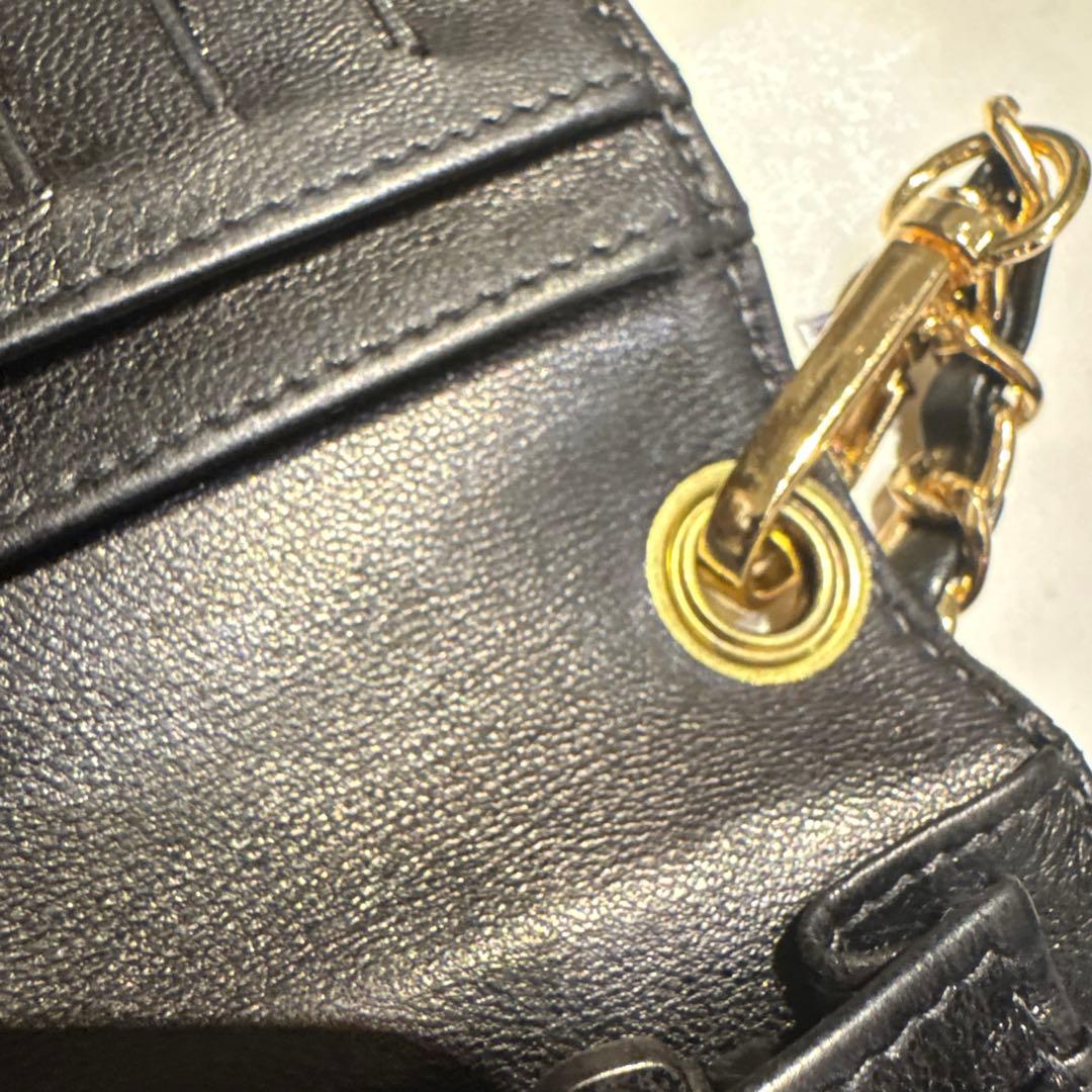 CHANEL シャネル　カメリア　長財布　チェーンウォレット　ショルダーバッグ