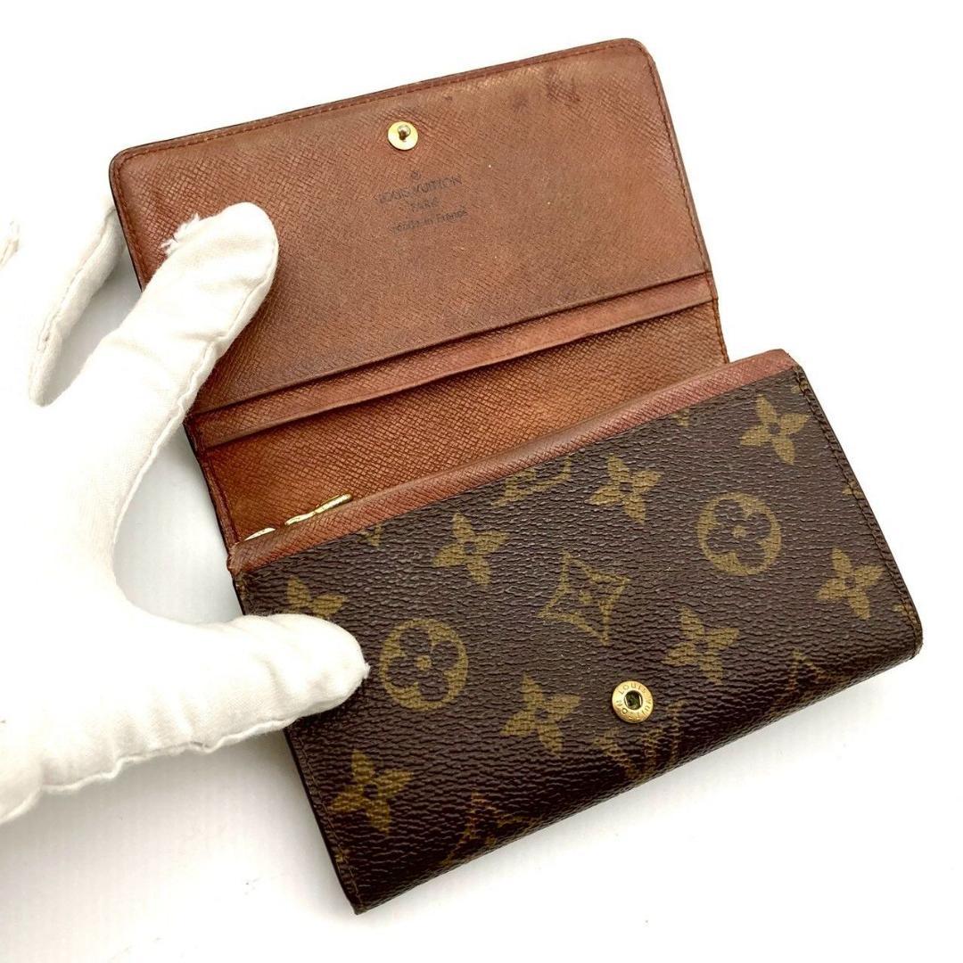 ルイヴィトン ポルトモネ ビエ トレゾール モノグラム 二つ折り財布 80109