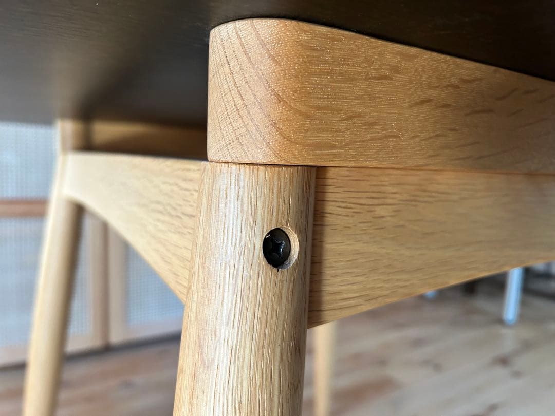 【カリモク60】Dテーブル ビーチナチュラル中古