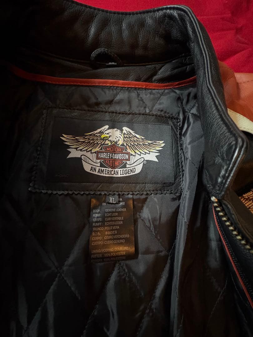HARLEY DAVIDSON　ライダースジャケット　ライナー付　XL