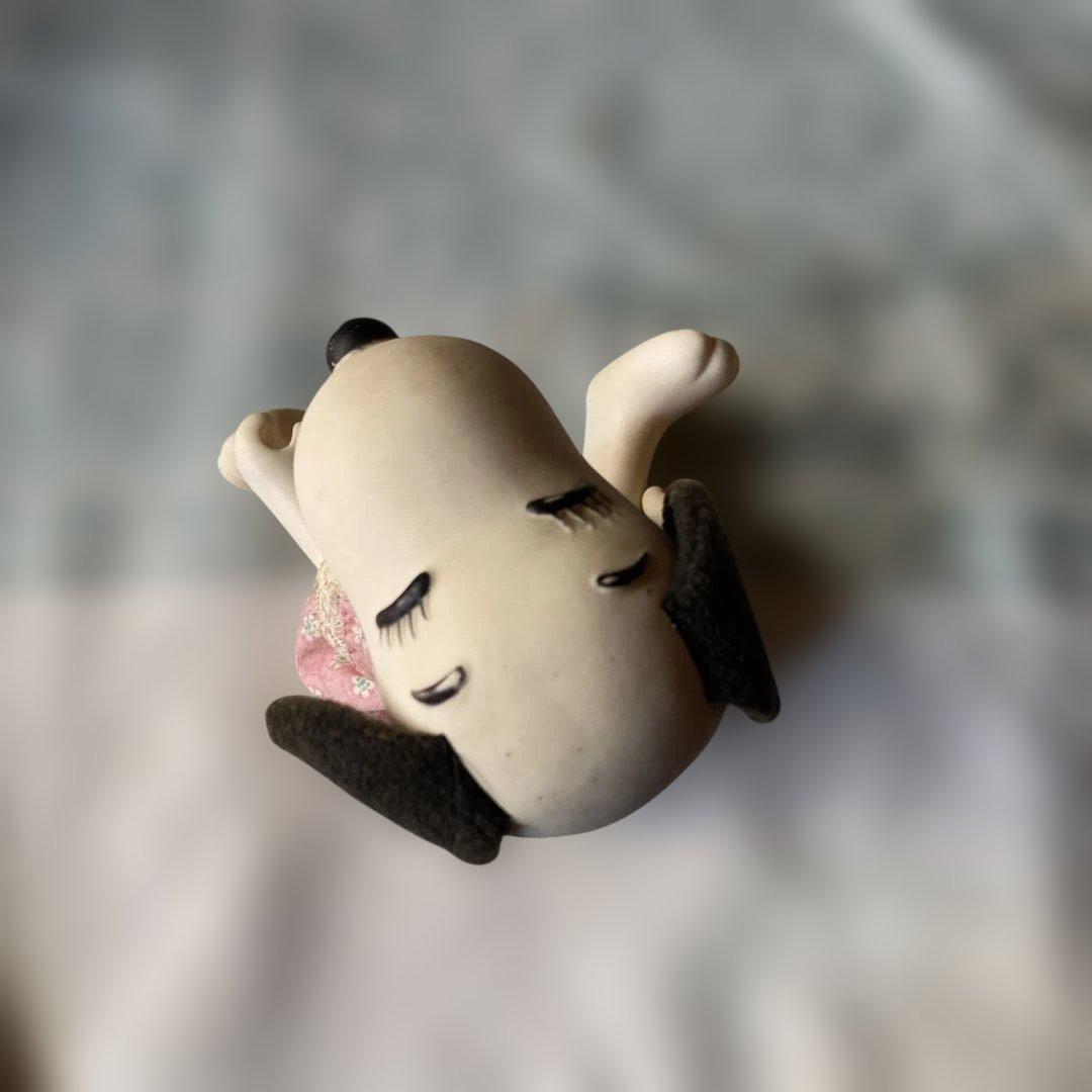 1958's スヌーピー ベル　ドール ピンクの花柄ドレス