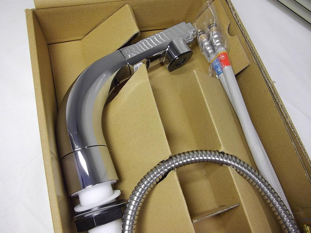 KVK FSL121DET シングルレバー混合栓 洗髪シャワー(eレバー)