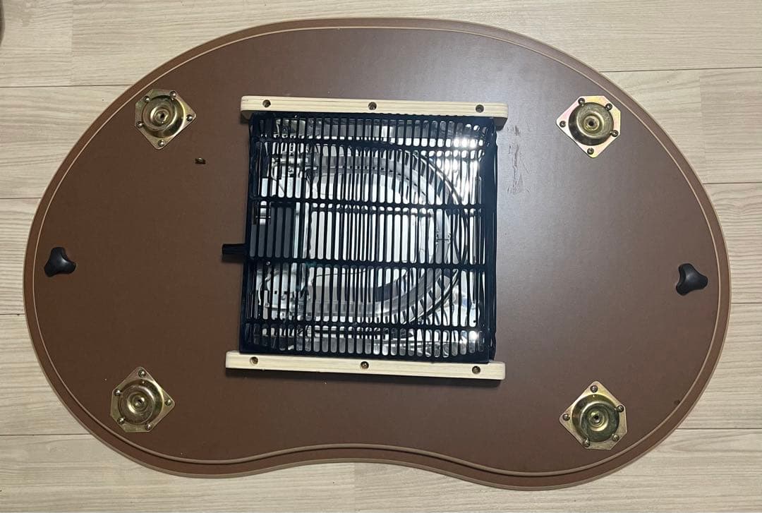 ニトリ　豆型　こたつ　ナチュラル　ローテーブル