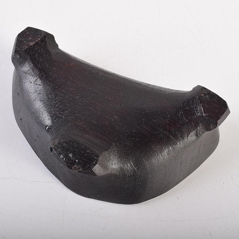 天然石　鑑賞石　菊花石　置物　重さ約547g　唐木台付　C　R8838