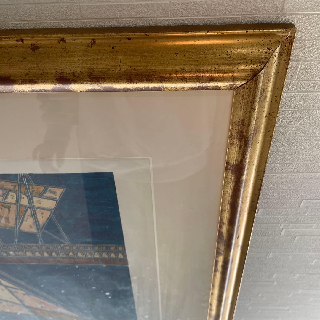 ティンシャオカン　丁紹光 岸辺の友情 １９８７ シルクスクリーン