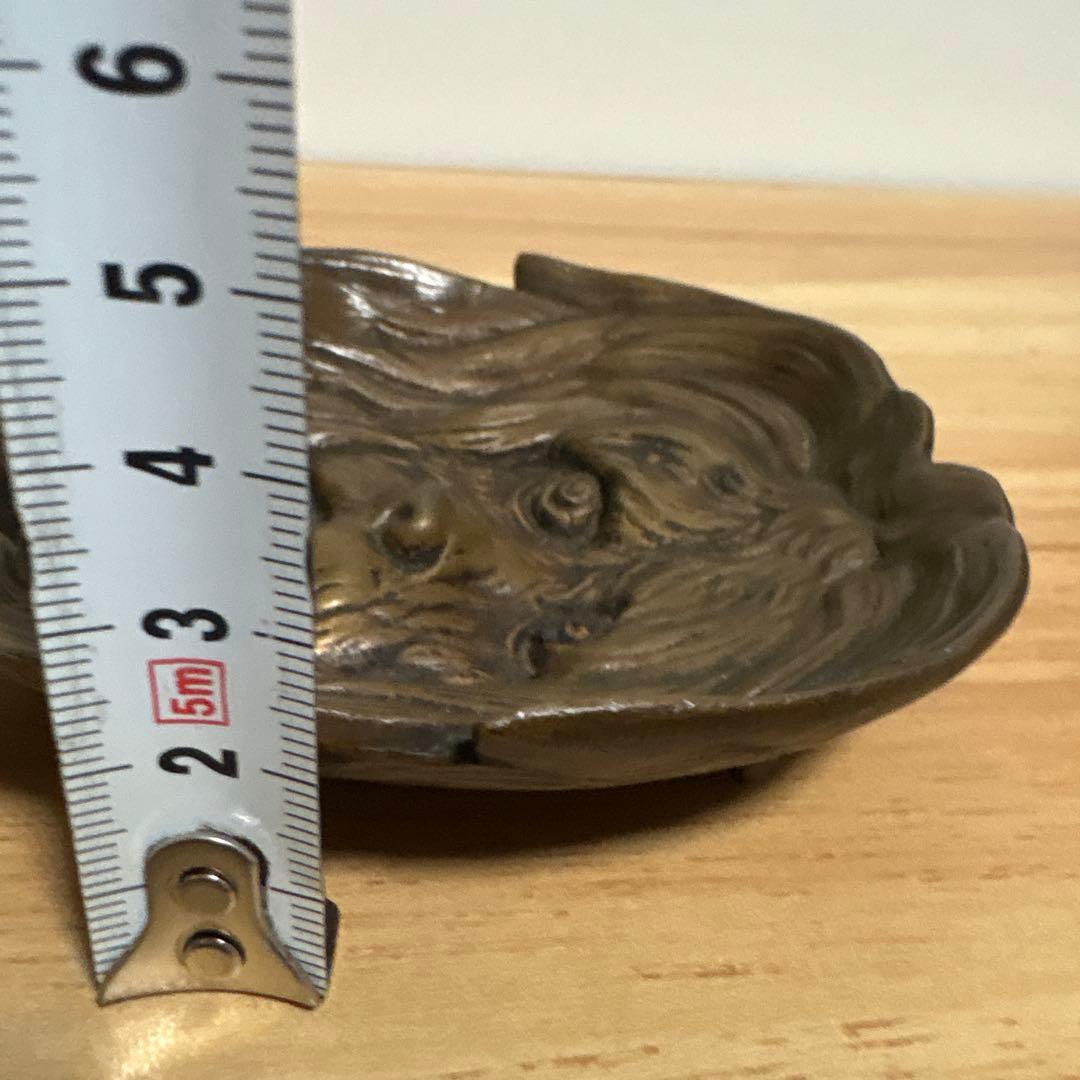 犬の顔 トレイ　海外アンティーク雑貨