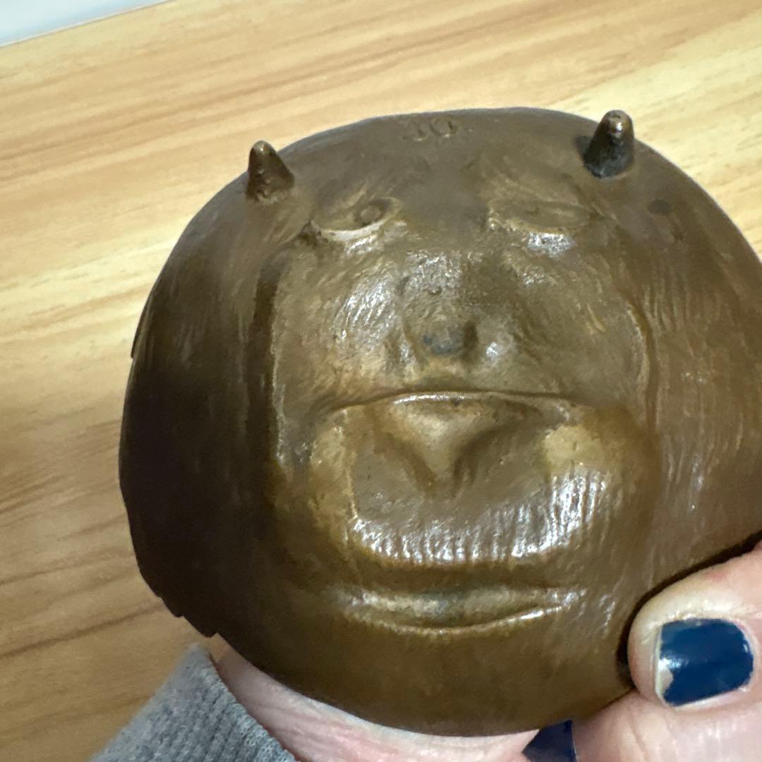 犬の顔 トレイ　海外アンティーク雑貨