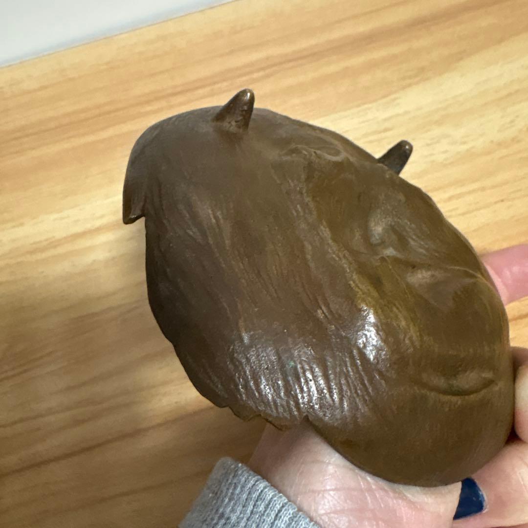 犬の顔 トレイ　海外アンティーク雑貨