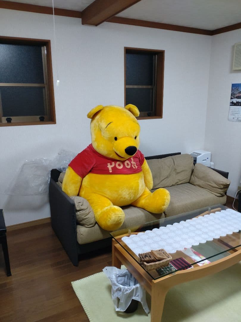 くまのプーさん　巨大　ぬいぐるみ