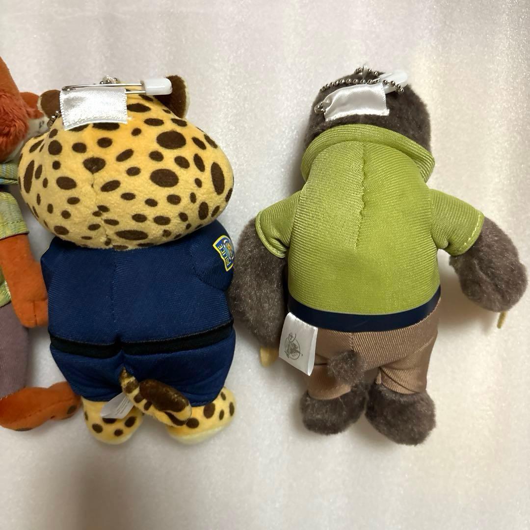 ズートピア　ぬいぐるみ　ニック　ジュディ　フィニック　クロウハウザー　フラッシュ