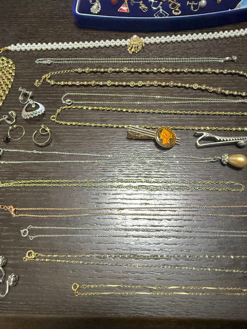 R*a様 アクセサリーセット ネックレス イヤリング　遺品整理　刻印あり