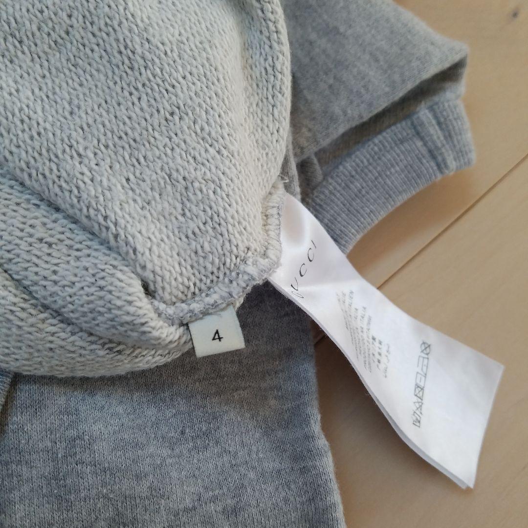 売り切りたいのでお値下げGUCCI グレー ロゴ トレーナー