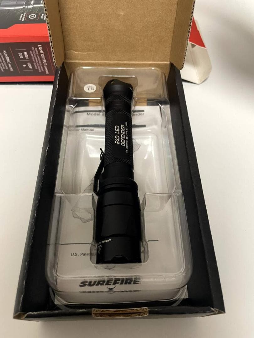 実物 SUREFIRE E2D BK LED DEFENDER シュアファイア