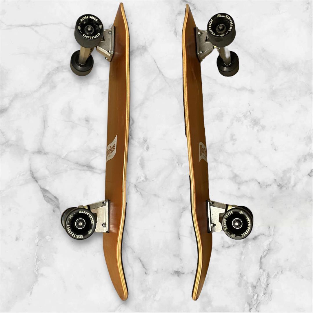 WP Carving ウッディープレス スケボー ブラウン 30inch