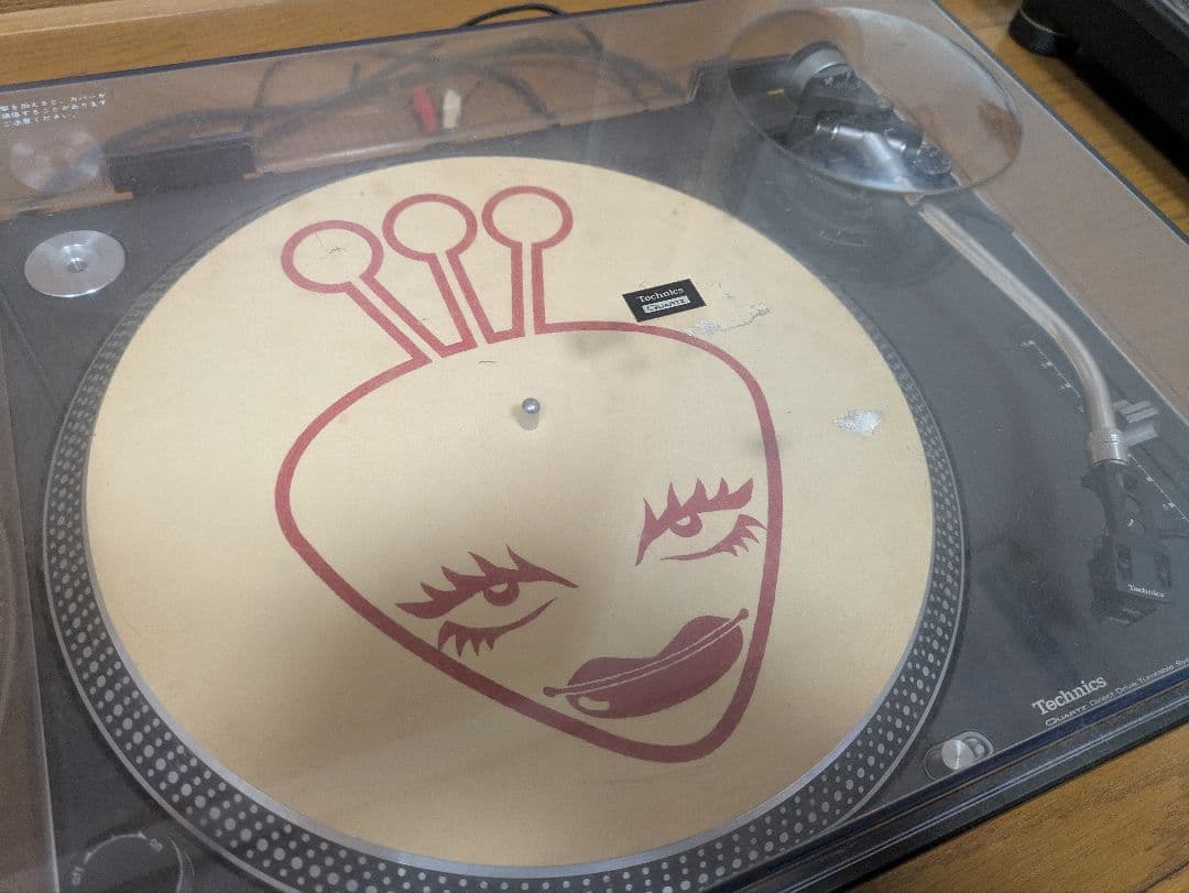 【カバー、針付き】Technics SL-1200 MK3 ターンテーブル