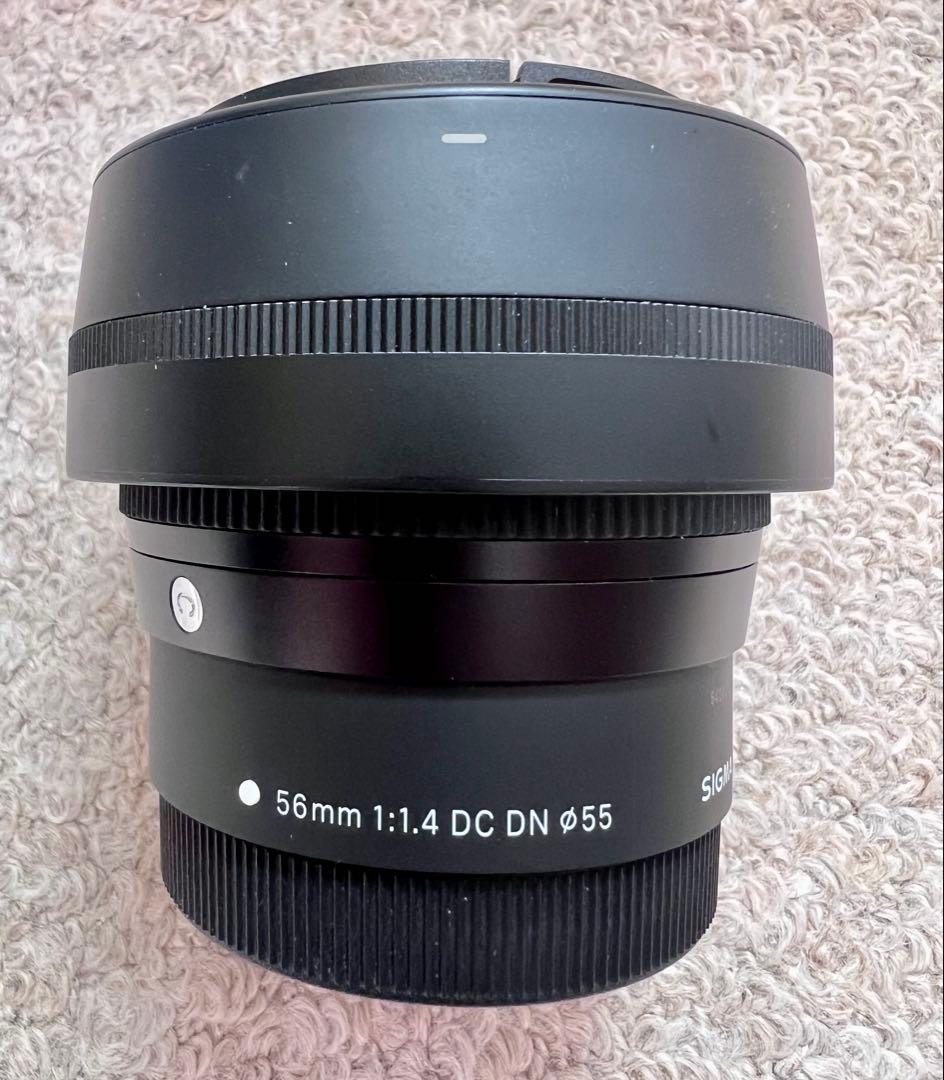 美品SIGMA 56mm f1.4 DC DN・EF-Mマウント