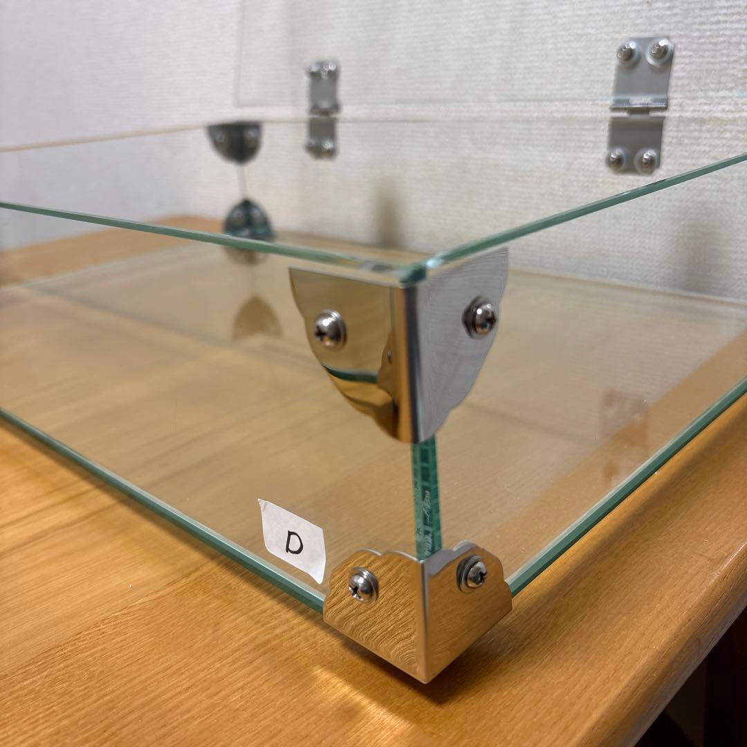 アンティーク風ガラスケース2段！雑貨などのディスプレイに！【C.D】