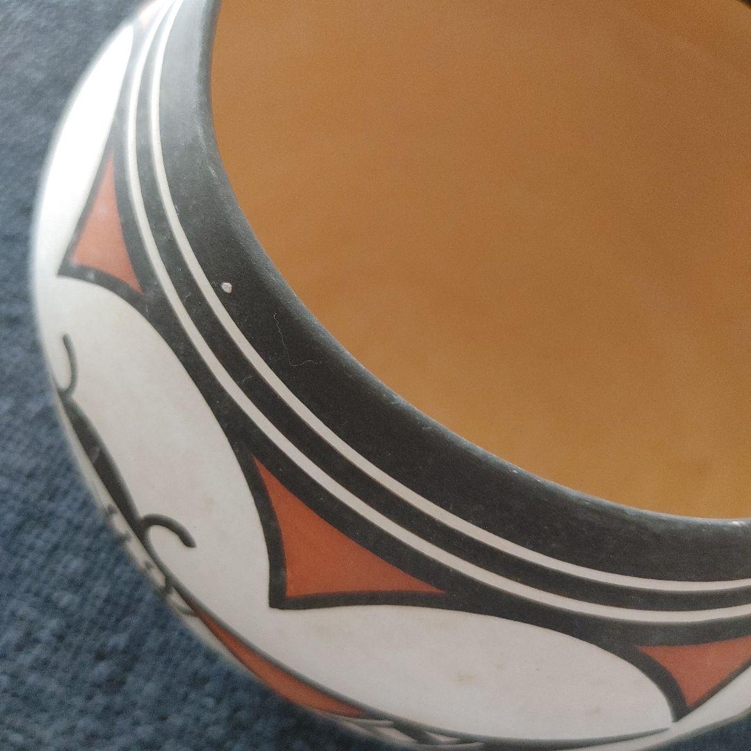 ズニ　ポタリー　ハンドペイント2001 ネイティブアメリカン　インディアンジュエ