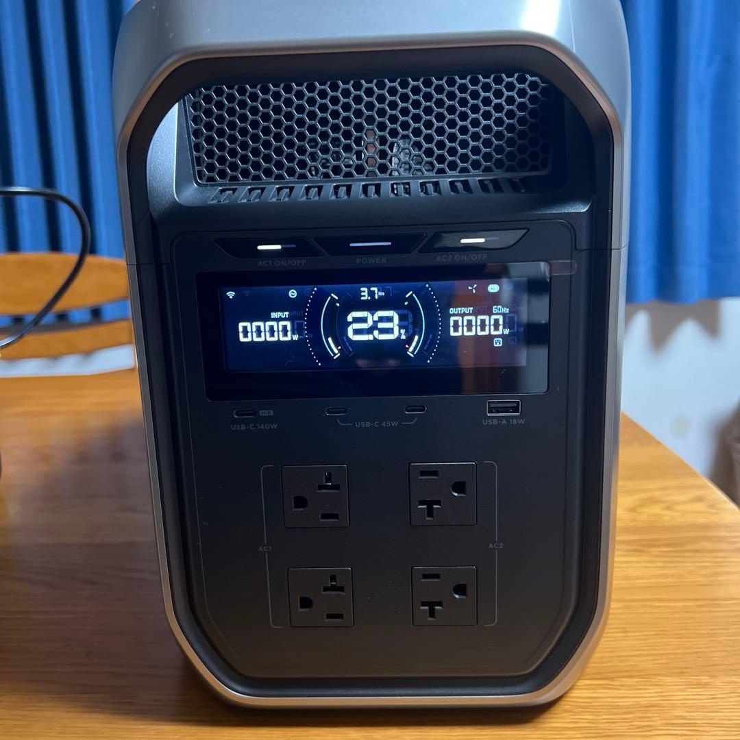 ★新品未使用★ ポータブル電源 EcoFlowDELTA 3 Max Plus