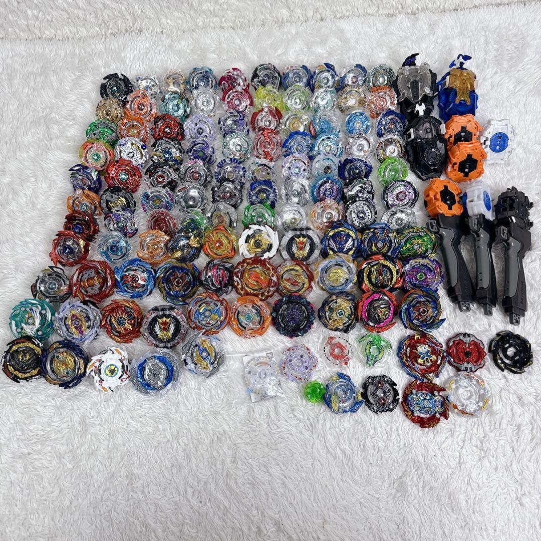ベイブレードバースト 計129点 引退品 まとめ DB DU 付属パーツ有