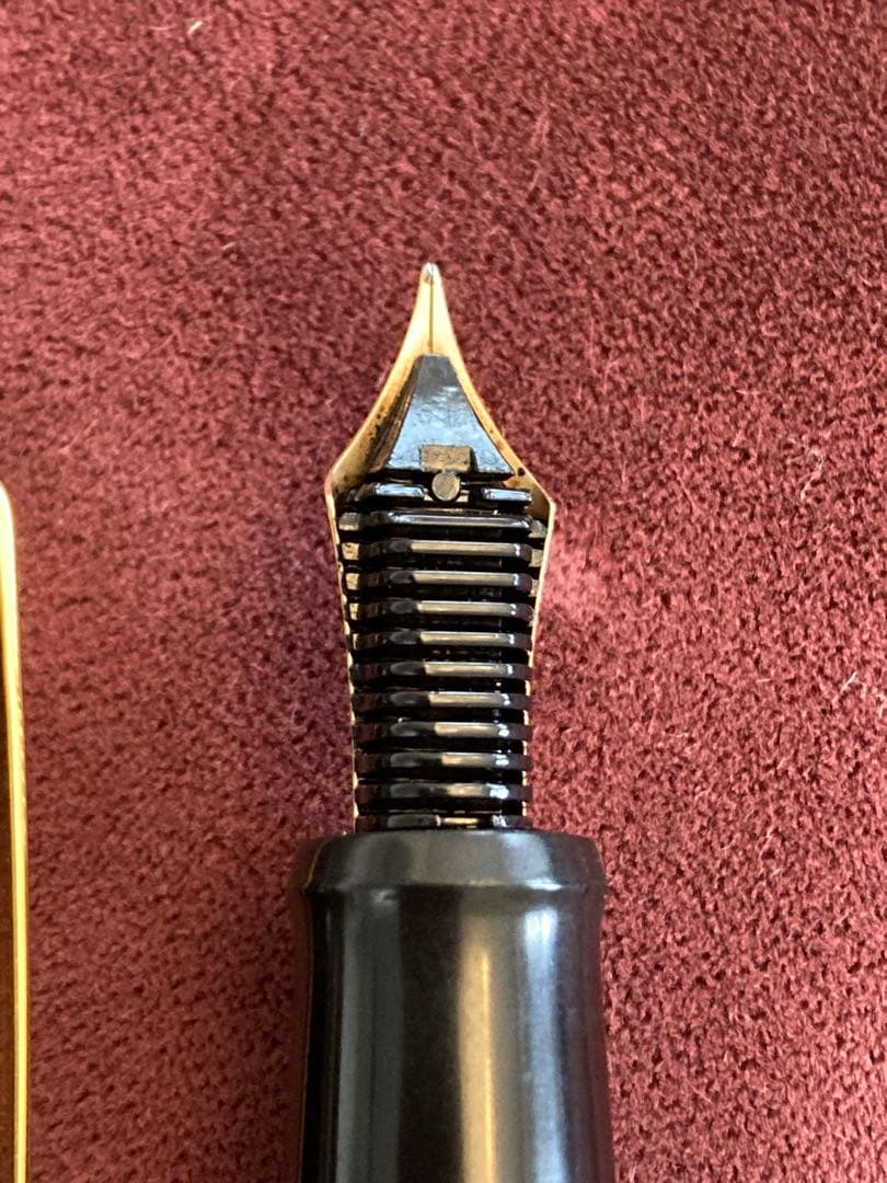 あき　OHASIDO 大橋堂 万年筆 ブラック×ゴールド