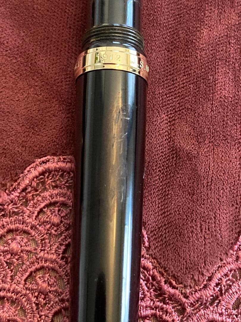 あき　OHASIDO 大橋堂 万年筆 ブラック×ゴールド